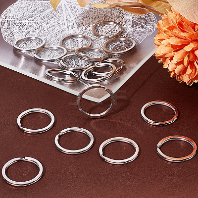 316 Surgical Stainless Steel Keychain Clasps STAS-BBC0005-81B-1