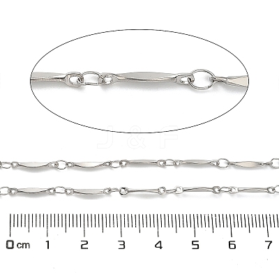 304 Stainless Steel Twisted Bar Link Chains CHS-A016-52P-A-1