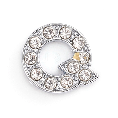 Alloy Slide Charms LS-ALRI-WH0005-09Q-P-1