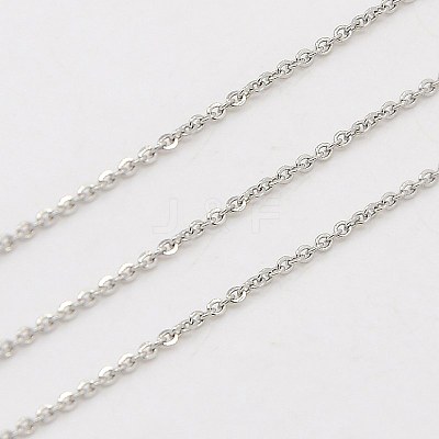 Tarnish Resistant 304 Stainless Steel Cable Chains CHS-K001-94-1