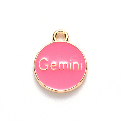 Alloy Enamel Pendants ENAM-S124-01A-03I-1