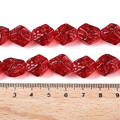 Electroplate Glass Beads Strands EGLA-N012-08N-1