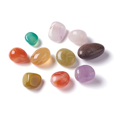 Natural Multi-Color Agate  Beads G-M364-20B-1
