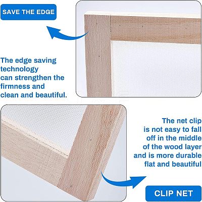 Wooden Paper Making LS-DIY-WH0171-49B-1