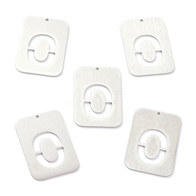 Non-Tarnish 304 Stainless Steel Pendants STAS-K216-49O-P-1