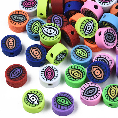 Handmade Polymer Clay Beads X-CLAY-N008-045-1