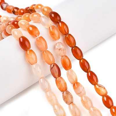 Dyed Natural Agate Beads Strands G-T141-15A-01-1