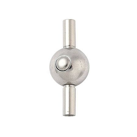 304 Stainless Steel Bayonet Clasps STAS-Z147-28P-01-1