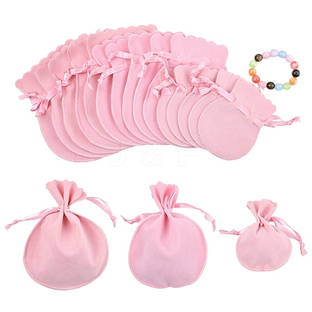 15Pcs 3 Styles Double Sided Velvet Bags TP-YW0001-07C-1