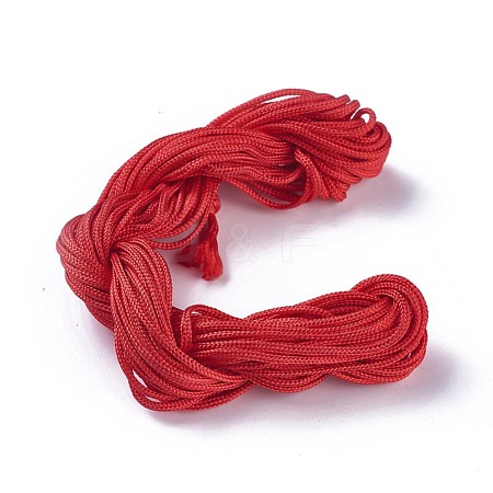 Nylon Braided Cord NWIR-WH0007-A11-1