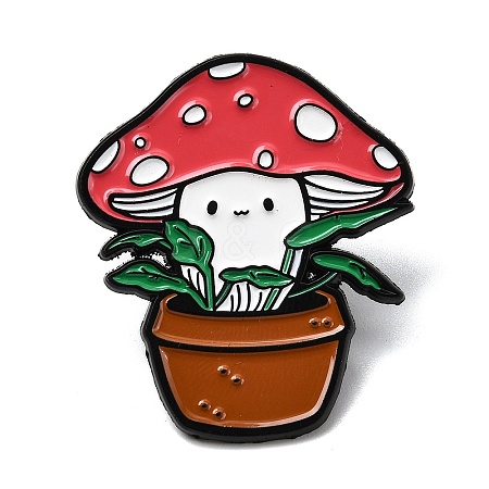 Mushuroom Enamel Pins JEWB-I055-02EB-05-1