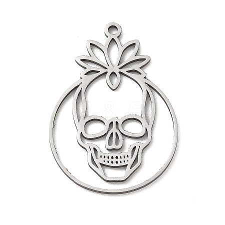 201 Stainless Steel Pendants SA-CBA6FBD-02P-1