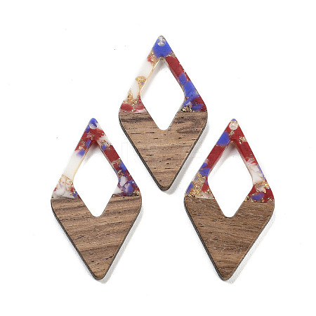 Walnut Wood Pendants FIND-Z050-02C-1