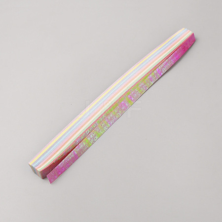 90Pcs Lucky Star Origami Paper DIY-WH20009-14E-1