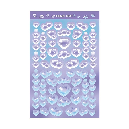 Heart Laser Stickers PW-WGF9131-06-1