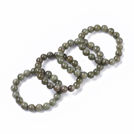 Natural Apatite Stretch Bracelets BJEW-S138-03A-01-1