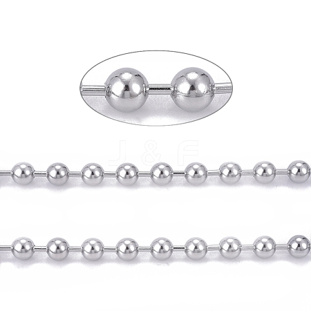 304 Stainless Steel Ball Chains X-CHS-F009-01I-P-1
