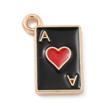 Alloy Enamel Pendants ENAM-A008-05KCG-03-1