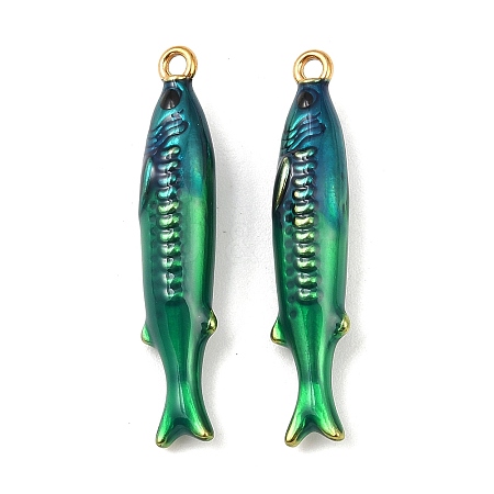 304 Stainless Steel Enamel Pendants STAS-C150-01A-1