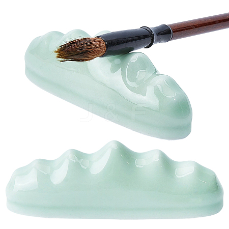 Porcelain Chinese Calligraphy Brush Pen Holder AJEW-WH20020-512B-01-1