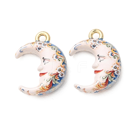 Printed Alloy Pendants AL-CBA7256-26G-01-1