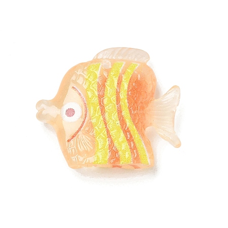 Transparent Resin Pendants RE-CBA098D-01B-1