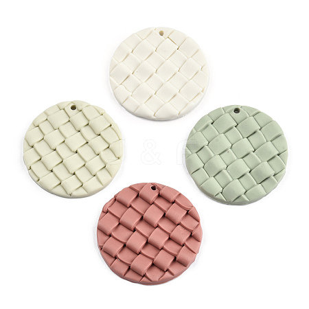 Handmade Polymer Clay Pendants CLAY-N010-096-1