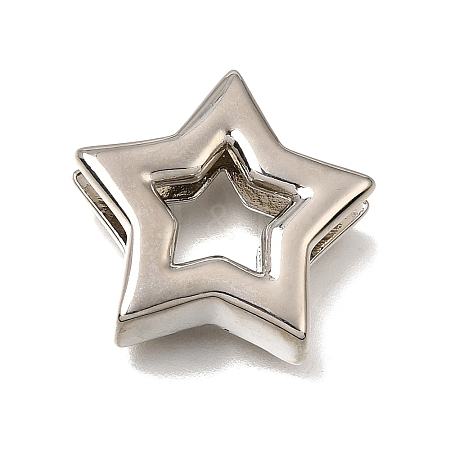 Brass Slide Charms KK-CBAEEA8-07P-1