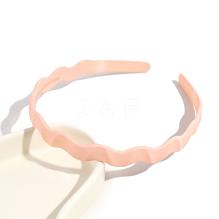 Plastic Wavy Hair Bands for Girls Women PW-WG53FC4-14-1