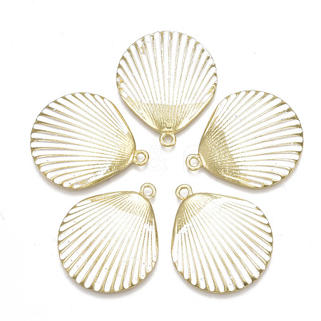 Spray Painted Alloy Pendants PALLOY-T065-20D-1