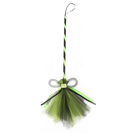 Halloween Witch Broom Ornament PW-WG20721-09-1