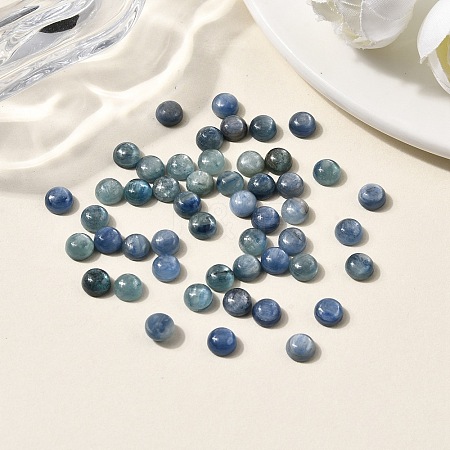 Natural Kyanite/Cyanite/Disthene Cabochons G-B146-03-6mm-1