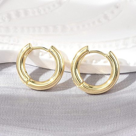 Rack Plating Brass Hinged Hoop Earrings for Women EJEW-E270-24G-1