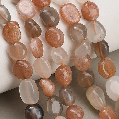 Natural Multi-Moonstone Beads Strands GG-CBAC61B-B03-01-1