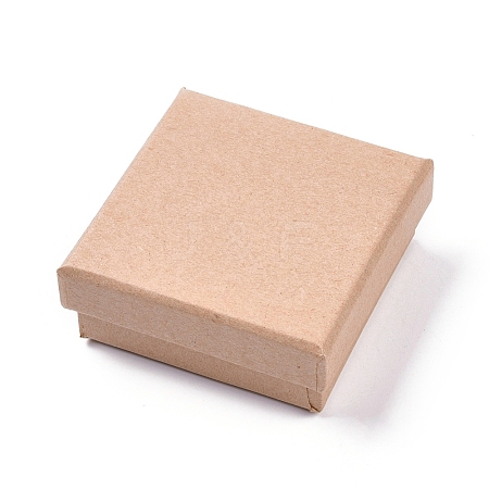 Square Kraft Paper Candy Boxes CON-WH0072-83A-1