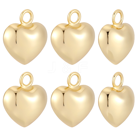 10Pcs Brass Pendants KK-BBC0025-54-1