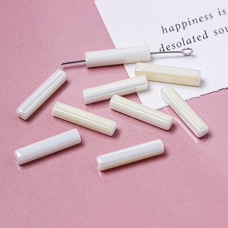 Electroplate Glass Beads LS-GLAA-D024-01H-1