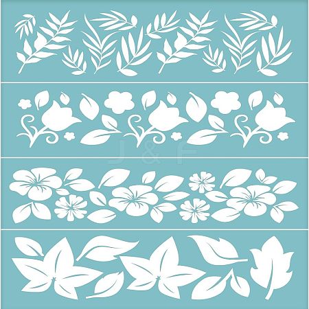 Self-Adhesive Silk Screen Printing Stencil DIY-WH0173-031-1