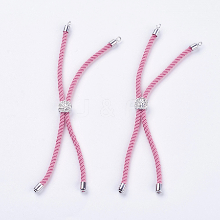 Nylon Twisted Cord Bracelet Making MAK-F018-11P-RS-1