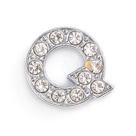 Alloy Slide Charms LS-ALRI-WH0005-09Q-P-1