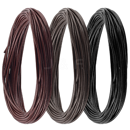 15M 3 Colors Cowhide Leather Cord WL-CL0001-11-1