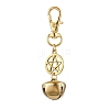 Iron Bell Pendant Decoration HJEW-JM02276-02-1