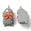 Opaque Resin Cartoon Pendants CRES-B015-03-2