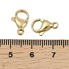 304 Stainless Steel Lobster Claw Clasps STAS-D218-01G-01-3