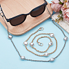 2Pcs 2 Colors Metal Crystal Rhinestone Purse Chains DIY-ME0001-52-5