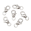 Tarnish Resistant 304 Stainless Steel Swivel Lobster Claw Clasps X-STAS-R065-10-3