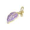 Brass Enamel Pendants KK-D409-26G-2