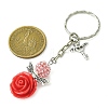 Resin & Alloy & Glass Keychain KEYC-MZ00015-5