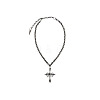 Vintage Alloy Gothic Cross Pendant Necklaces for Unisex WG72B7C-01-1