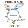 Polyester Scarf Necklaces for Women NJEW-HS00028-2